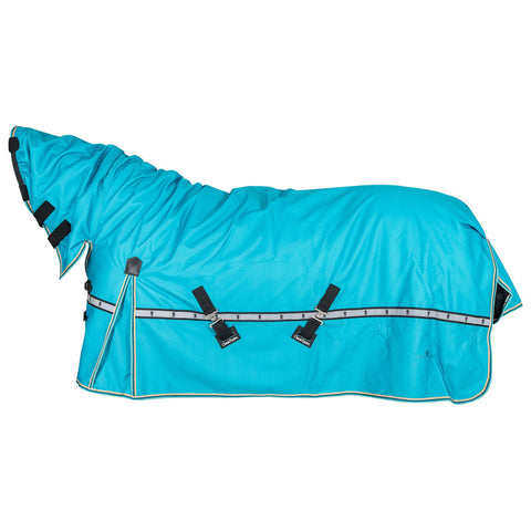Classic Equine 10K Cross Trainer Hooded Winter Blanket-Baltic Green