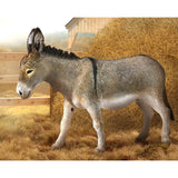 CollectA Donkey features eye-catching grey tones that transition to a nice white belly