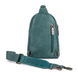 Wrangler Antique Turquoise Crossbody Sling Bag