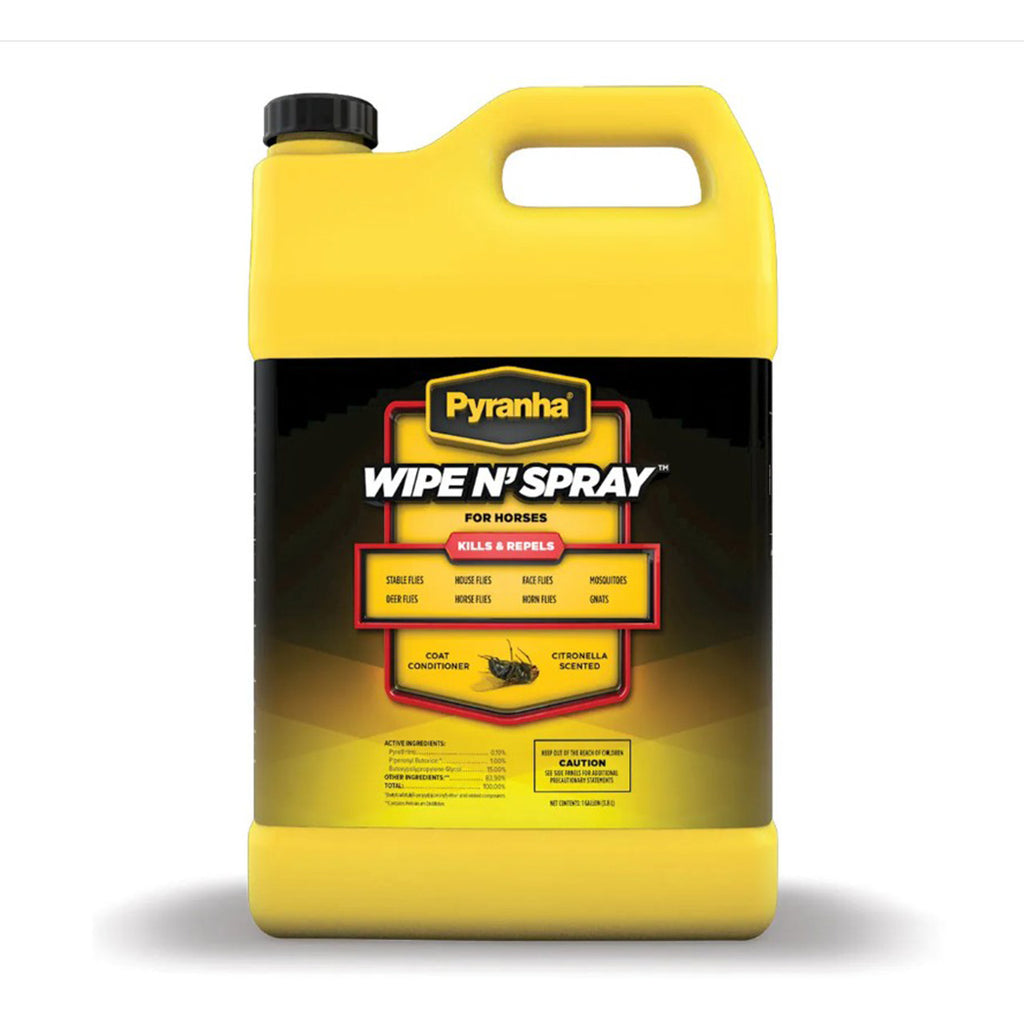 Pyranha Wipe N' Spray Fly Spray Gallon