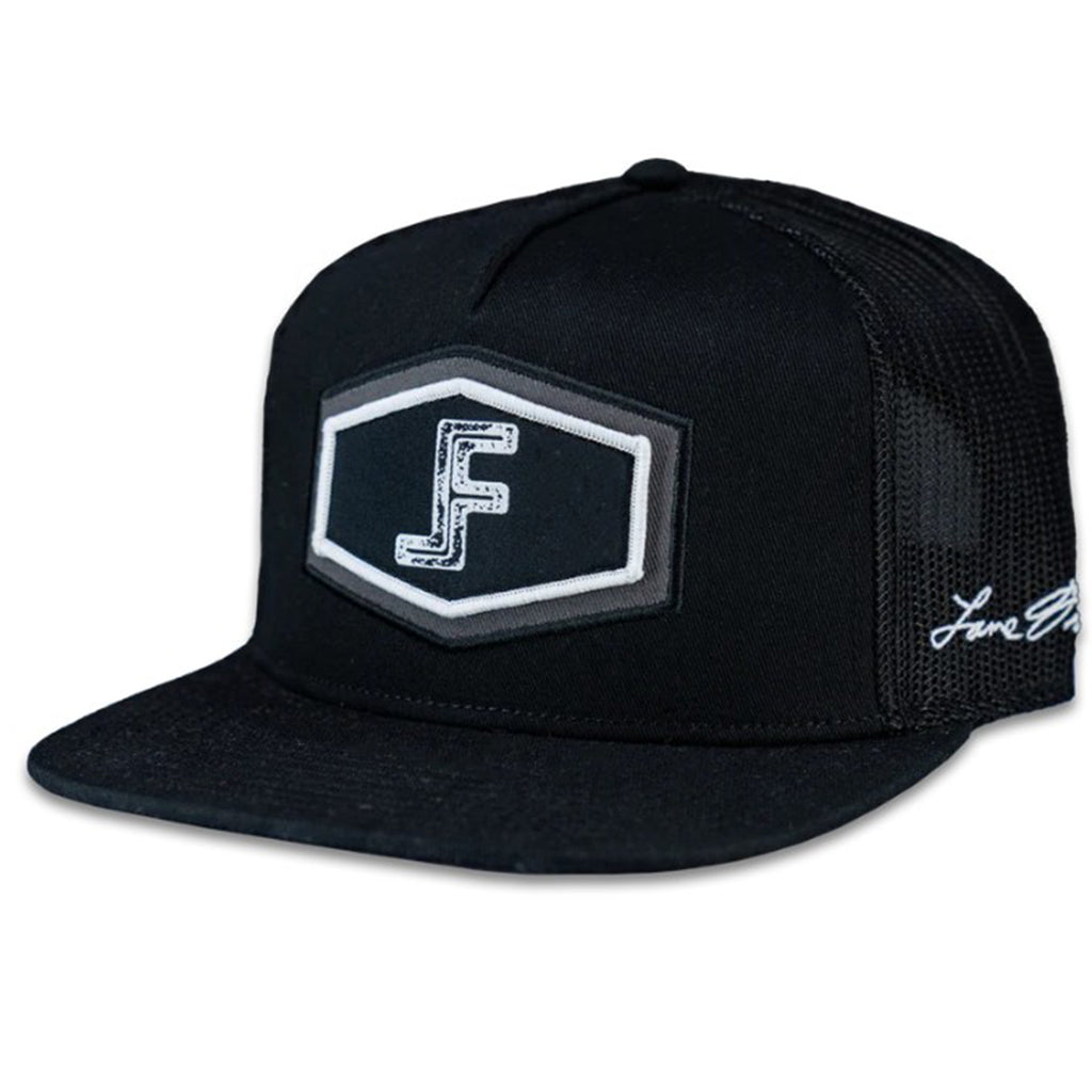Black Flat Bill Lane Frost Cap