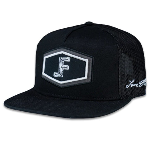 Black Flat Bill Lane Frost Cap