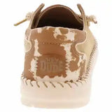 HEYDUDE Wendy Wild West Tobacco Women’s Casual Shoe Heel View