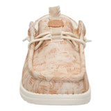 Front side view of Wally Tropical Shoe.