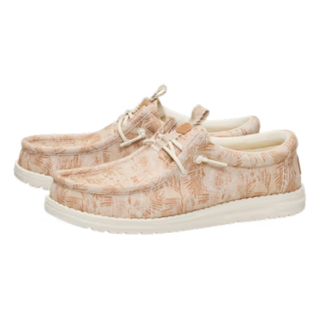 Side view of both Wally Tropical Shoes. 