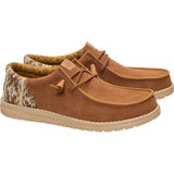 Side view of both Argon Oil Wally Funk Teton Suede Shoes