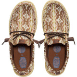 Top side view of both Wally Funk Teton Jacquard Shoes