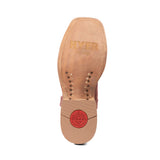 Bottom view of Hyer Women's Augusta Burgundy Roughout Boots