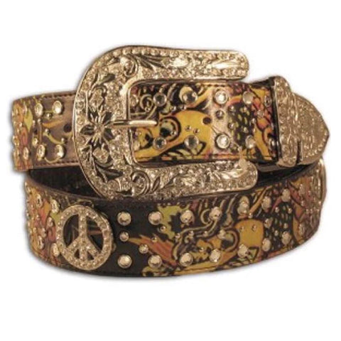 Nocona Women's Tattoo Peace Belt