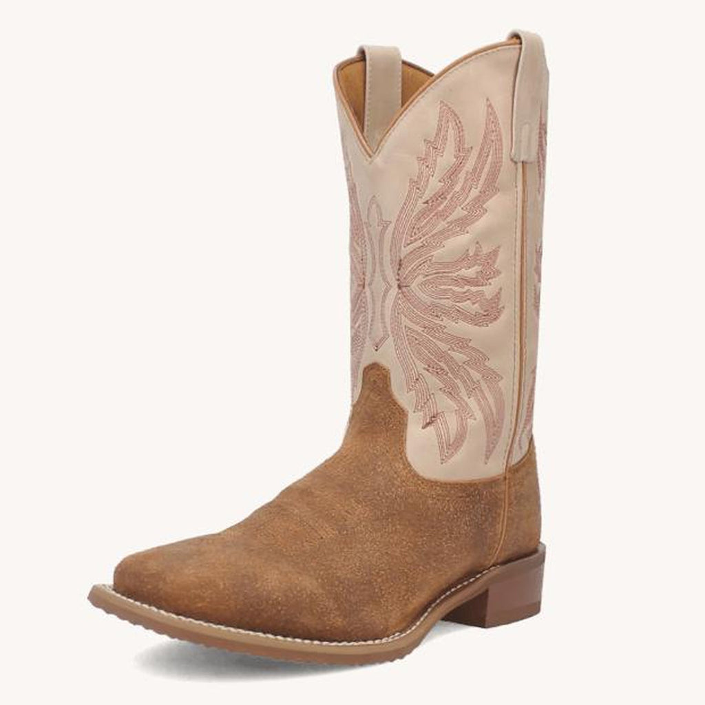 Laredo Men's 11" Chet Rust & Bone Leather Western Boot