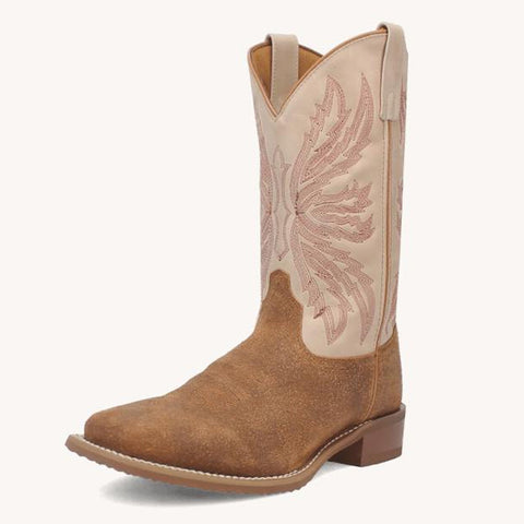 Laredo Men's 11" Chet Rust & Bone Leather Western Boot