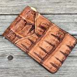 Caiman card holder with money clip.