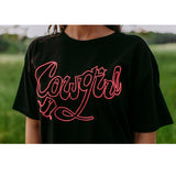 Black Cowgirl Dress up Close