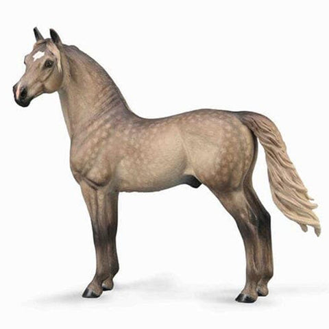 Tan model horse figure