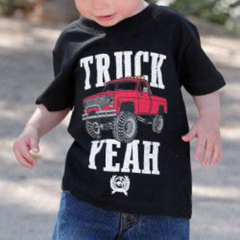 Cinch Jeans Toddler's Black Truck Yeah Tee