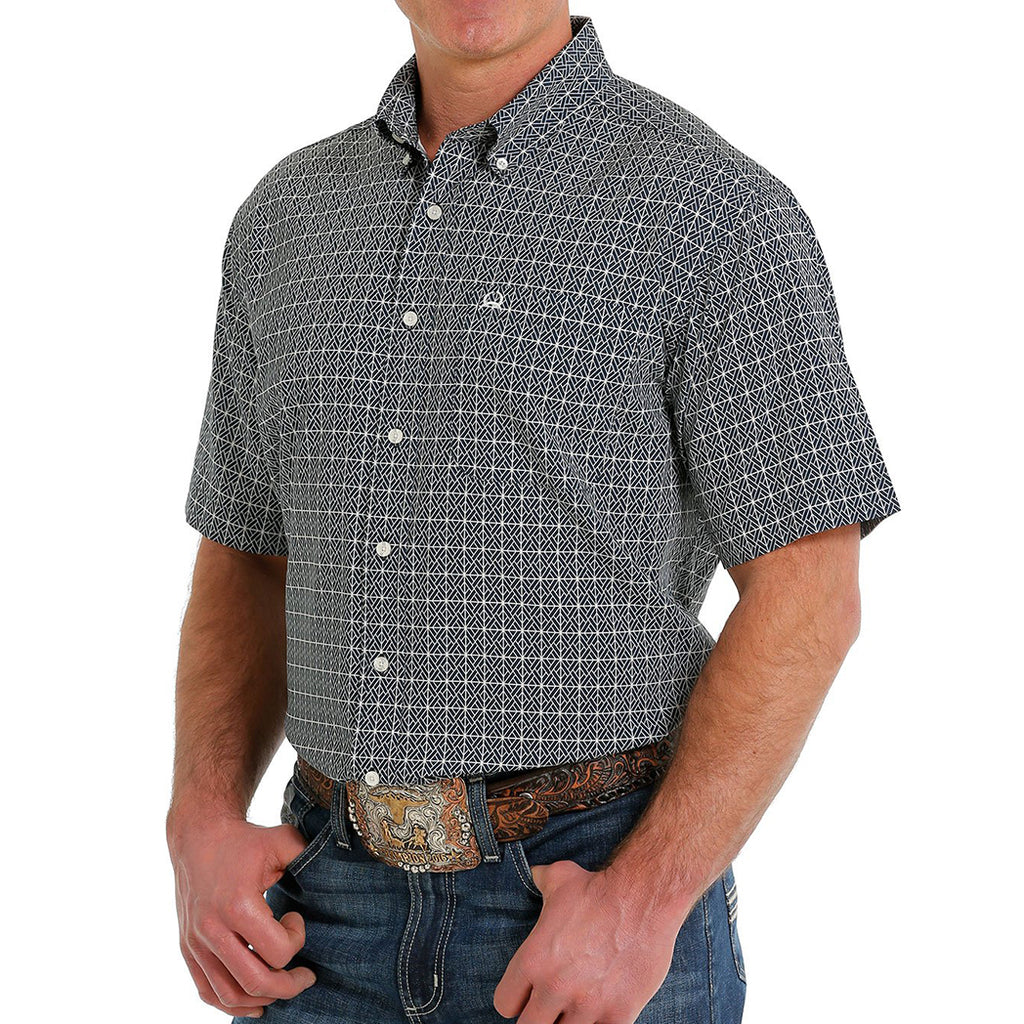 Cinch Navy Arena Flex Short Sleeve Shirt – Western Edge, Ltd.
