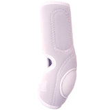 Side of white skid boot.