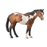 Paint Horse - Bay Overo Figurine with white background