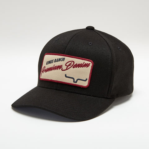 Kimes Ranch Premium Denim Black Cap