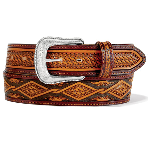 Tony Lama Men's Brown Clayton Belt