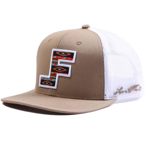 Tan Curved Bill Lane Frost Cap