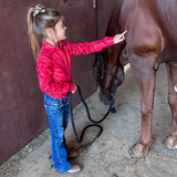 Ranch Dress'n Girl's Red Shiny Shirt