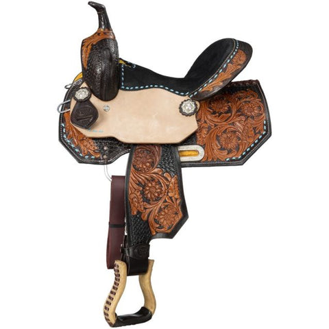 Royal King 10in Youth Barrel Saddle