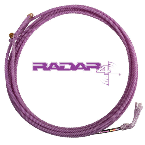Rattler Radar4 30‑foot head rope coiled on a white background showing 4‑strand build.