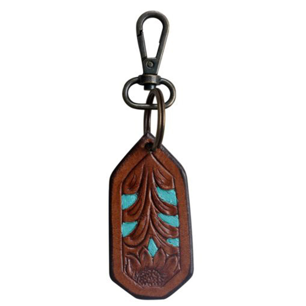 Myra Bags Turquoise Petal Keychain