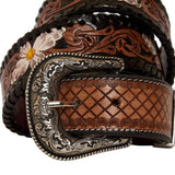 Myra Women's Painted Tooled Belt