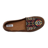 Myra Women's Floral Aztec Slip On Shoes