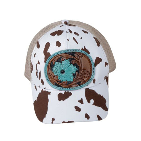 Myra Bags Women's Flower Cow Cap
