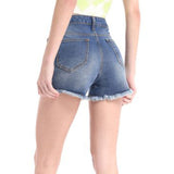 Myra Bags Women's Denim Frayed Shorts