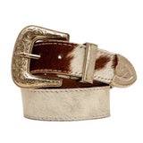 Myra Hair On Hide Belt