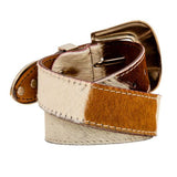 Myra Hair On Hide Belt