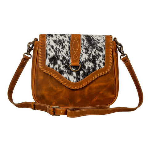 The Tyson Trail Leather & Cowhide Crossbody