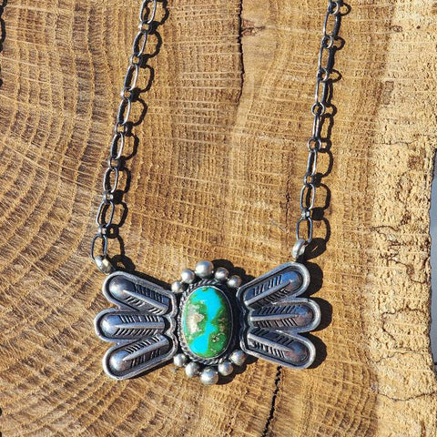 " Nadine " Sonoran Gold Burst Necklace