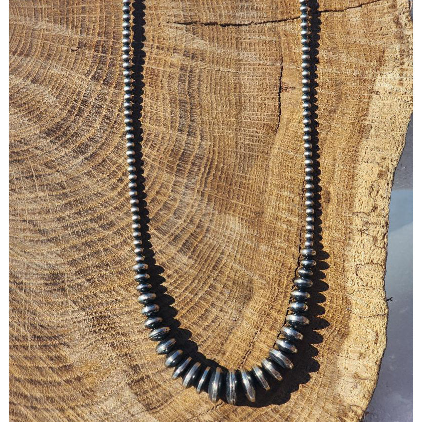 " Darsha " Navajo Pearl & Disc Necklace