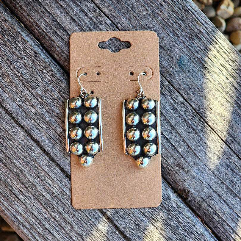 Silver Dot Dangles