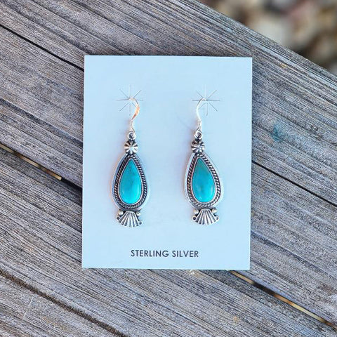 " Betone " Kingman Turquoise Earrings