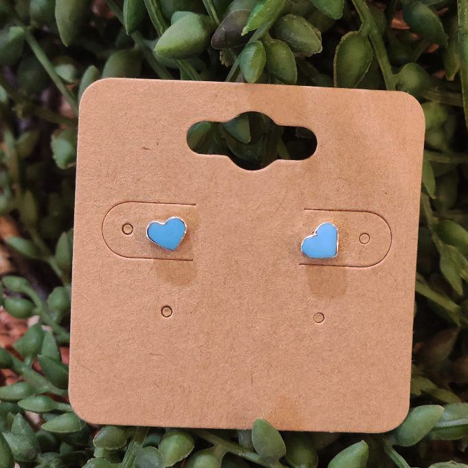 " Sammy " Mini Turquoise Hearts