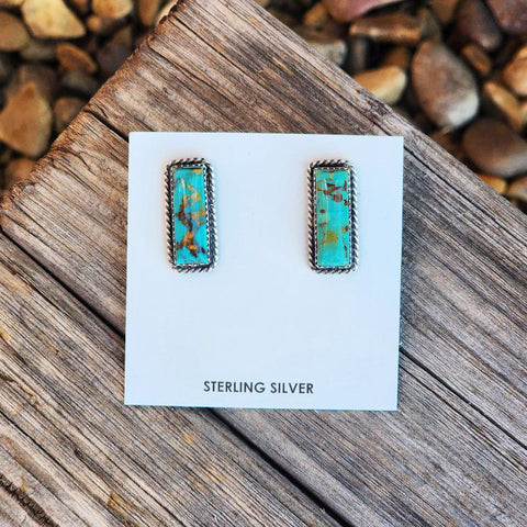 " Tessa " Kingman Turquoise Earrings