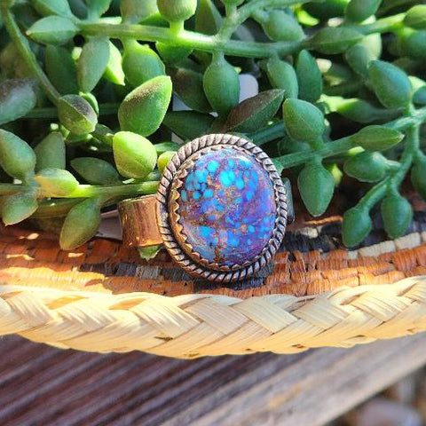 " Paula " Purple Mojave Ring