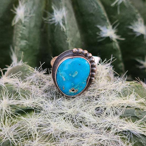 " Danica " Blue Ridge Turquoise Ring