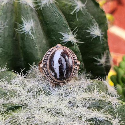 " Blake " White Buffalo Circle Ring