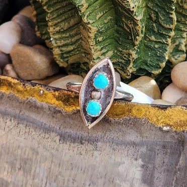 " Vinnie " Vintage Turquoise Ring