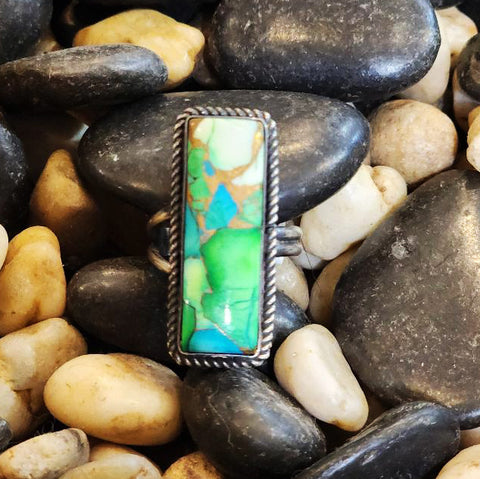 " Penny " Peacock Ring