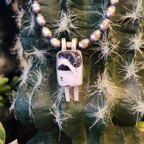 " Frieda " White Buffalo Pendant