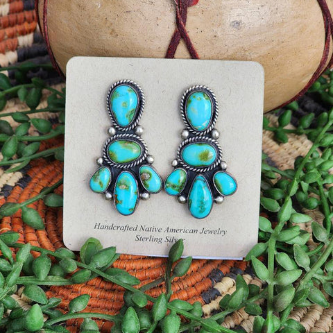 " Victoria " Sonoran Gold Cluster Earrings