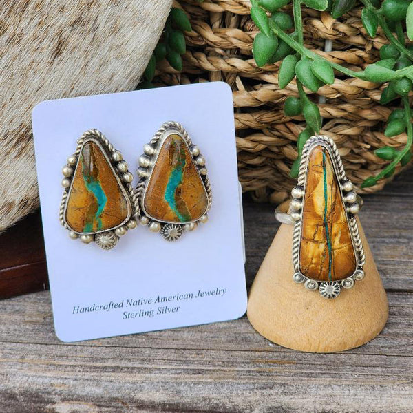 Boulder Ribbon Turquoise Set